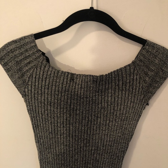 Akira Chicago Grey Party Dress - Picture 4 of 5